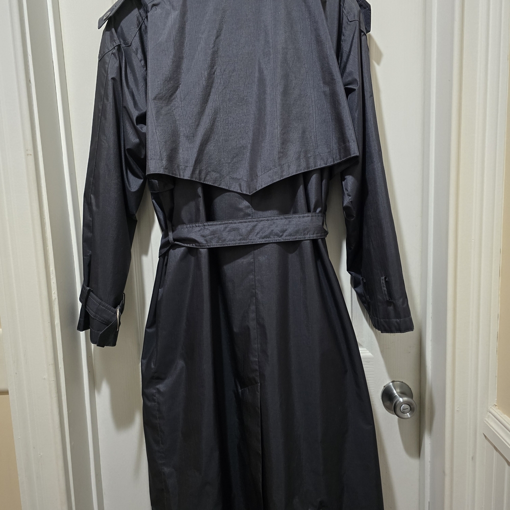 Worthington Essentials Dark Gray Trench Coat